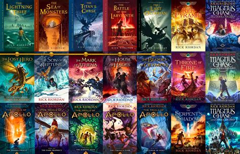 what is the order of the percy jackson books